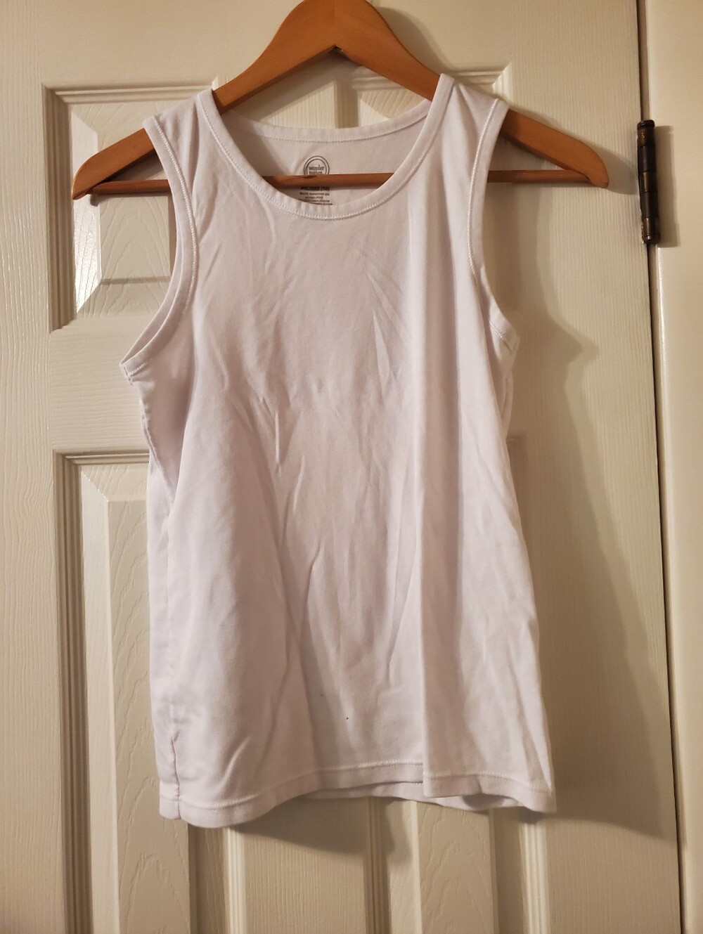 wonder nation White Girls Tank Top - Sleeveless Scoop Neck XXL (18) Preowned